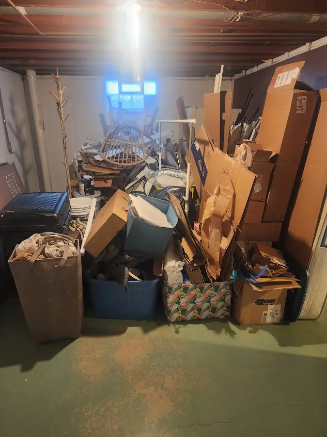 Roll-off dumpster container at job site for 40 Yard Dumpster Rental in McLendon-Chisholm